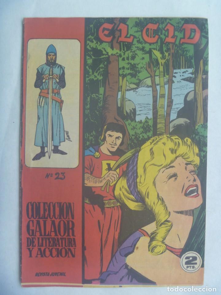 Tebeos: EL CID , N&ordm; 23 . EDICIONES GALAOR 1966 - Foto 1