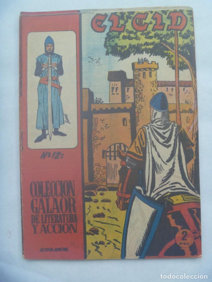 Tebeos: EL CID , N&ordm; 12 . EDICIONES GALAOR 1966 - Foto 1