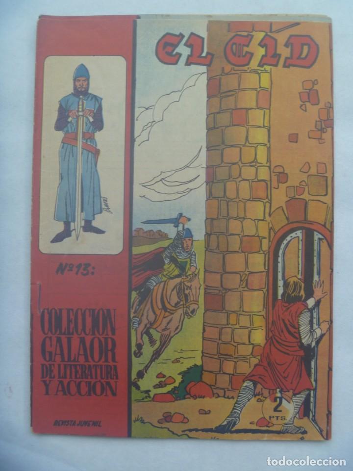 Tebeos: EL CID , N&ordm; 13 . EDICIONES GALAOR 1966 - Foto 1