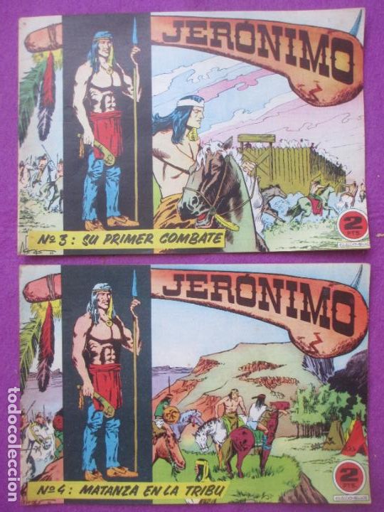 Tebeos: LOTE 16 TEBEOS JERONIMO ED. GALAOR ORIGINALES LT4 - Foto 2