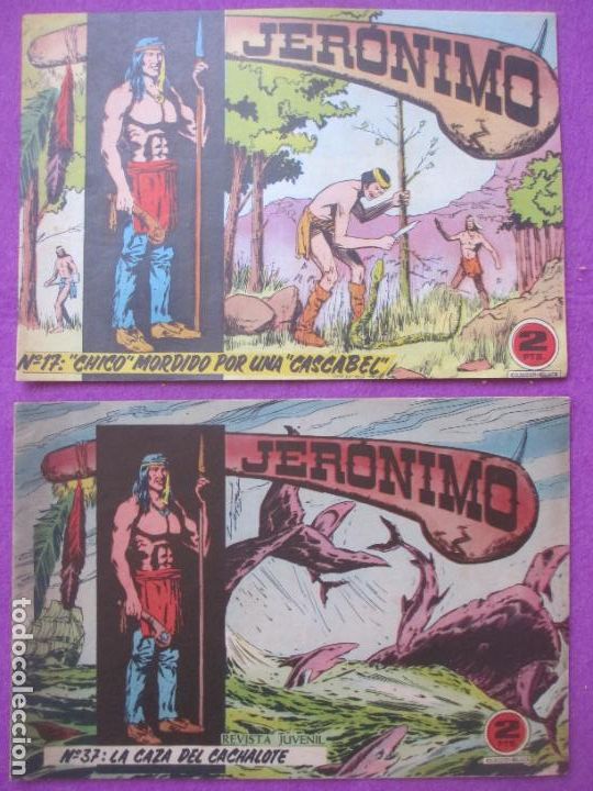 Tebeos: LOTE 16 TEBEOS JERONIMO ED. GALAOR ORIGINALES LT4 - Foto 8