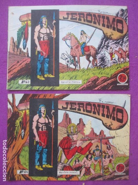 Tebeos: LOTE 16 TEBEOS JERONIMO ED. GALAOR ORIGINALES LT4 - Foto 16