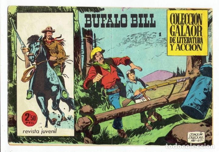 Tebeos: BUFALO BILL N&ordm; 1 - ORIGINAL - GALAOR 1965 - Foto 1