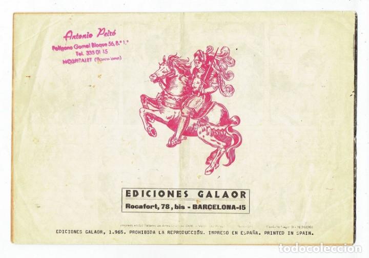Tebeos: BUFALO BILL N&ordm; 1 - ORIGINAL - GALAOR 1965 - Foto 2