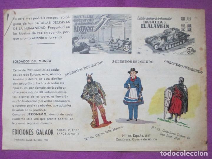 Tebeos: TEBEO JERONIMO TERRIBLE DESAFIO A ESTILO HURON ED. GALAOR N&ordm; 6 - Foto 2