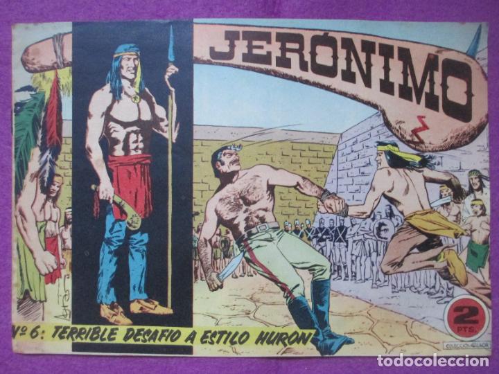 Tebeos: TEBEO JERONIMO TERRIBLE DESAFIO A ESTILO HURON ED. GALAOR N&ordm; 6 - Foto 1