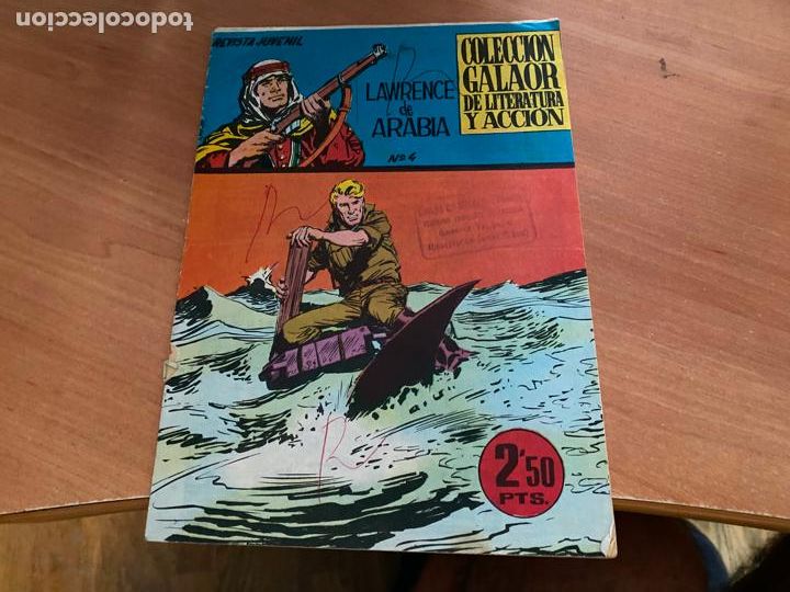 Tebeos: LAWRENCE DE ARABIA N&ordm; 4 (ORIGINAL GALAOR) (COB85) - Foto 1