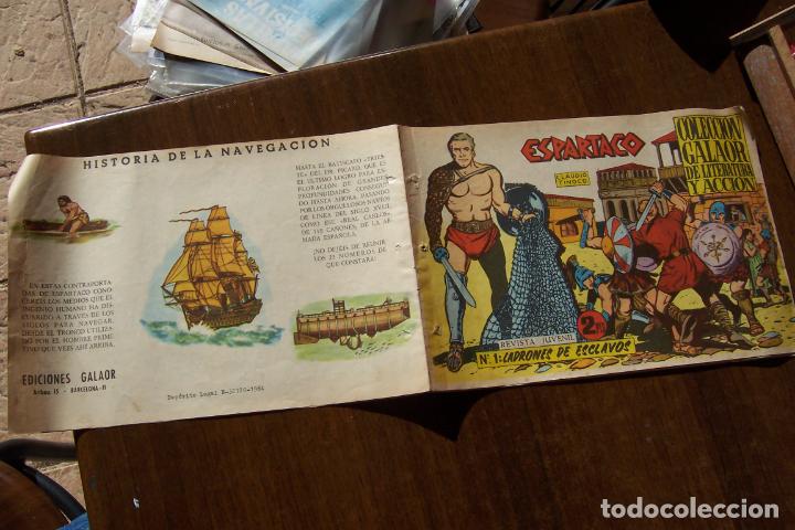 Tebeos: GALAOR ESPARTACO N&ordm; 1 - Foto 2