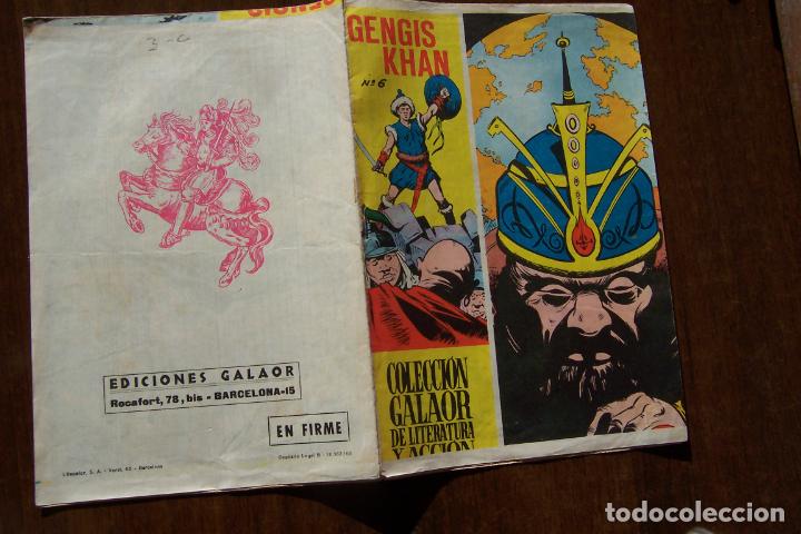 Tebeos: GALAOR GENGIS KHAN N&ordm; 6 ULTIMO. - Foto 1