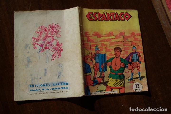 Tebeos: GALAOR ESPARTACO N&ordm; ULTIMO CON COMPLEMENTO - Foto 1