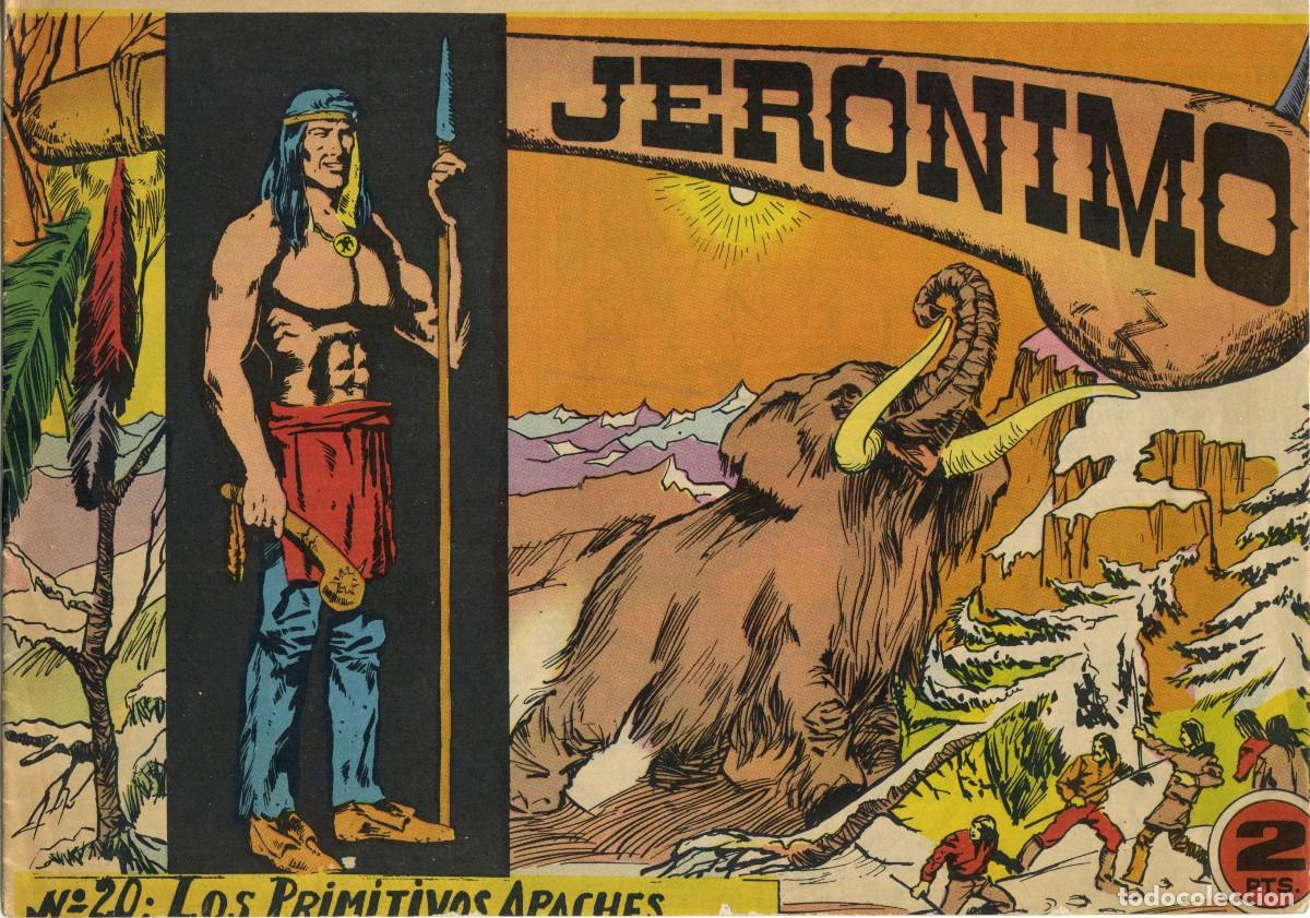 Tebeos: JER&Oacute;NIMO N&ordm; 20 - &rdquo;LOS PRIMITIVOS APACHES&rdquo; - GALAOR 1964 - Foto 1