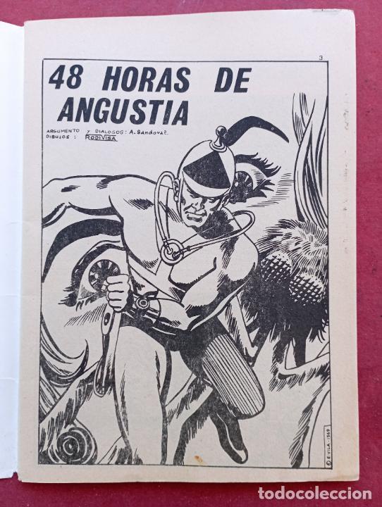 Tebeos: HERO MAN N&ordm; 4 - 52 PGS. EDICIONES GALAOR 1968 - Foto 2
