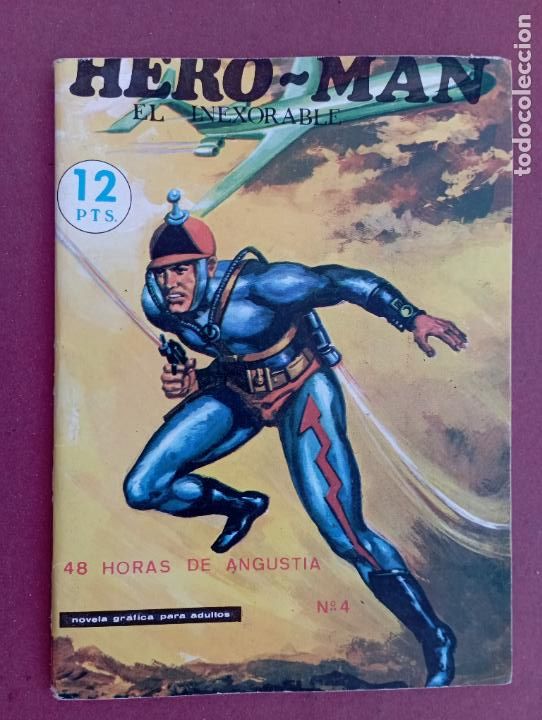 Tebeos: HERO MAN N&ordm; 4 - 52 PGS. EDICIONES GALAOR 1968 - Foto 1