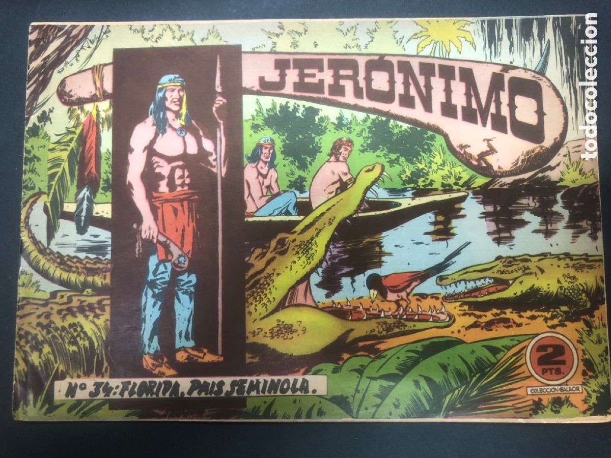 Tebeos: COMIC ORIGINAL JERONIMO N&ordm; 34 EDITORIAL GALAOR - Foto 1