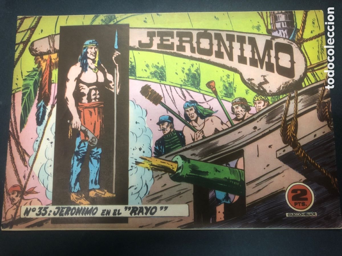 Tebeos: COMIC ORIGINAL JERONIMO N&ordm; 35 EDITORIAL GALAOR - Foto 1
