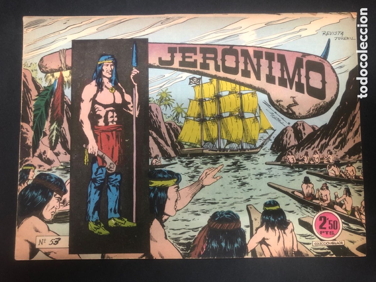 Tebeos: COMIC ORIGINAL JERONIMO N&ordm; 53 EDITORIAL GALAOR - Foto 1