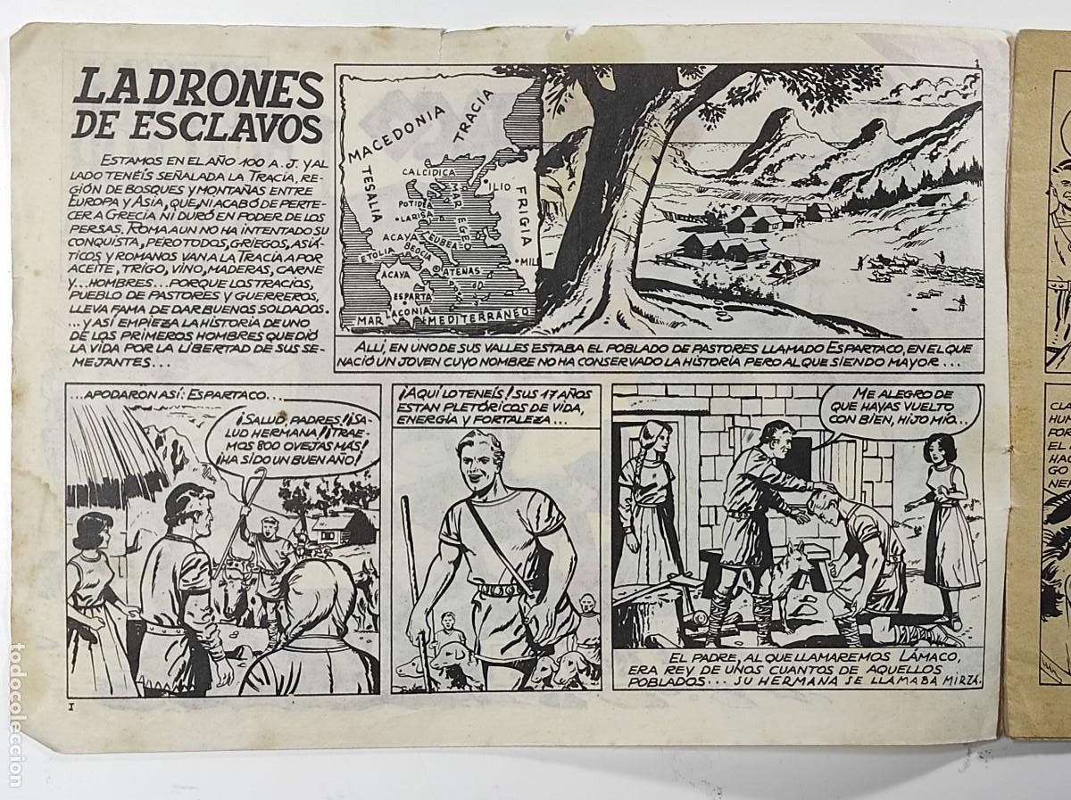 Tebeos: ESPARTACO N&ordm; 1 - EDICIONES GALAOR - Foto 3