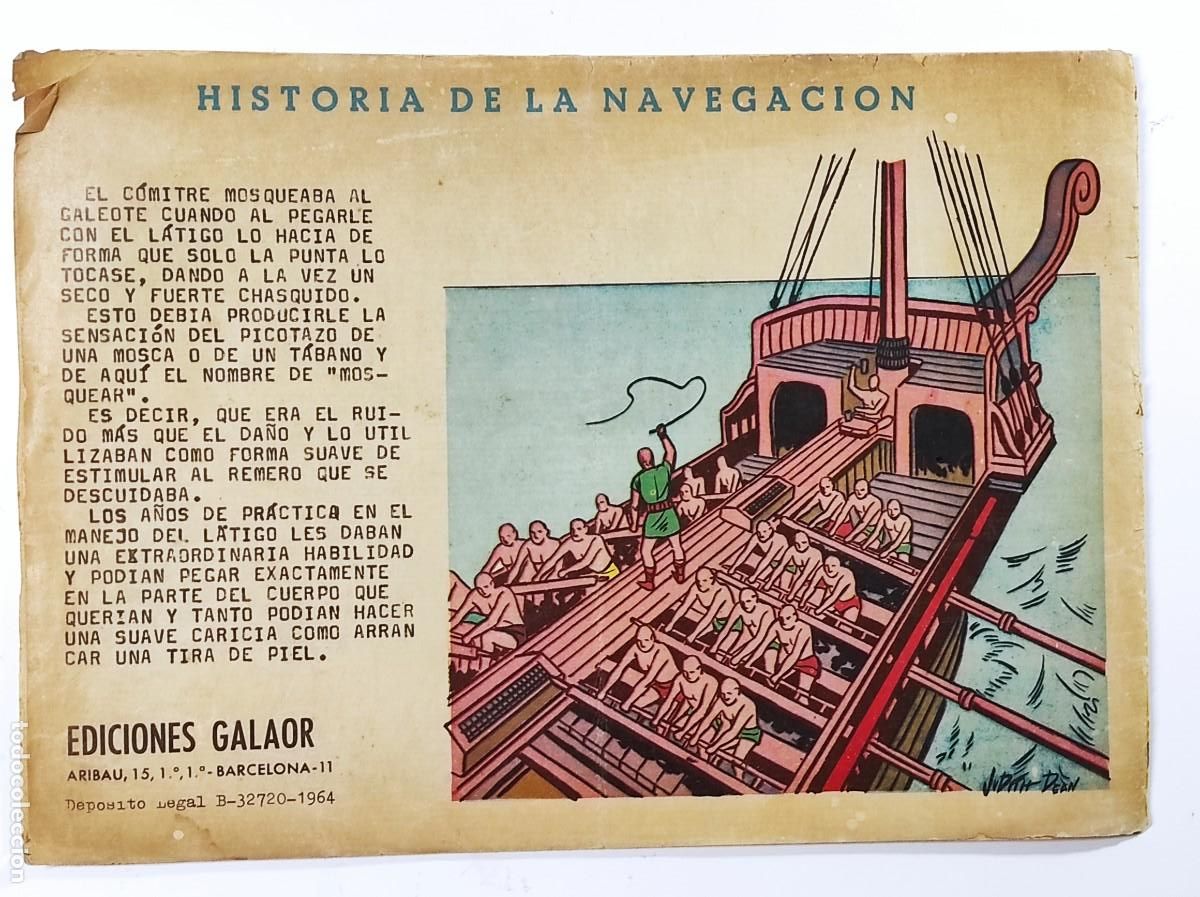 Tebeos: ESPARTACO N&ordm; 21 - EDICIONES GALAOR - ORIGINAL DE &Eacute;POCA - Foto 2