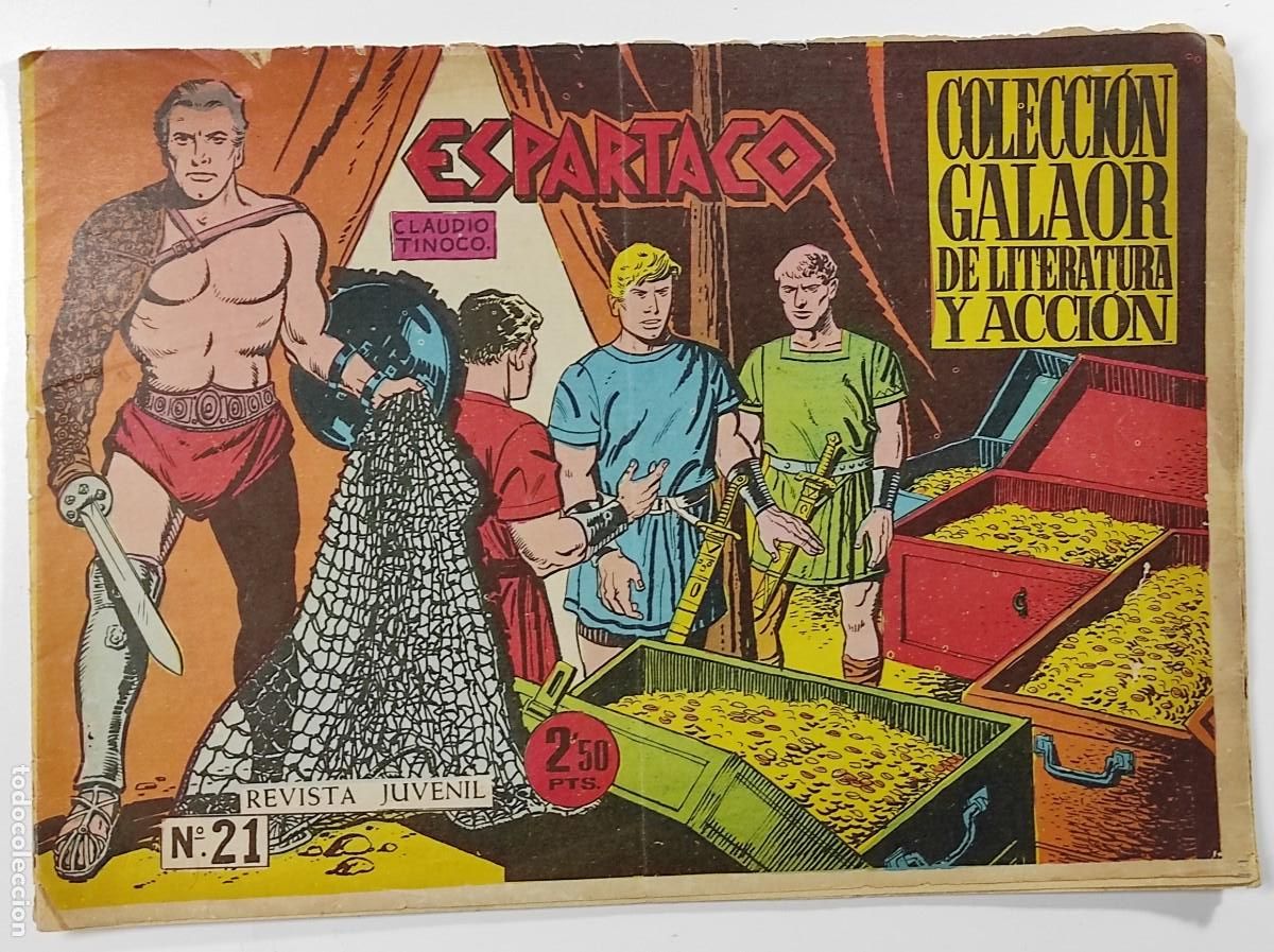 Tebeos: ESPARTACO N&ordm; 21 - EDICIONES GALAOR - ORIGINAL DE &Eacute;POCA - Foto 1