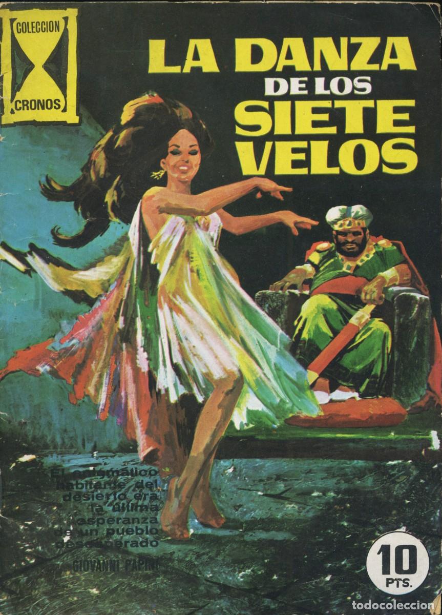Tebeos: &rdquo;LA DANZA DE LOS 7 VELOS&rdquo; - COLECCI&Oacute;N CRONOS N&ordm; 3 - EDICIONES GALAOR 1968 - Foto 1