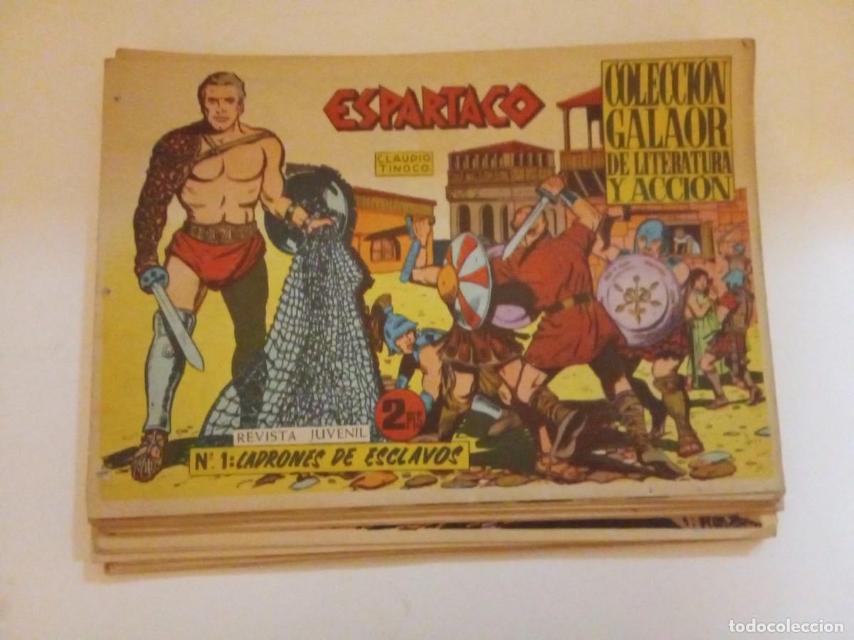 Tebeos: Colecci&oacute;n completa Espartaco, ediciones Galaor 1964 - Foto 1