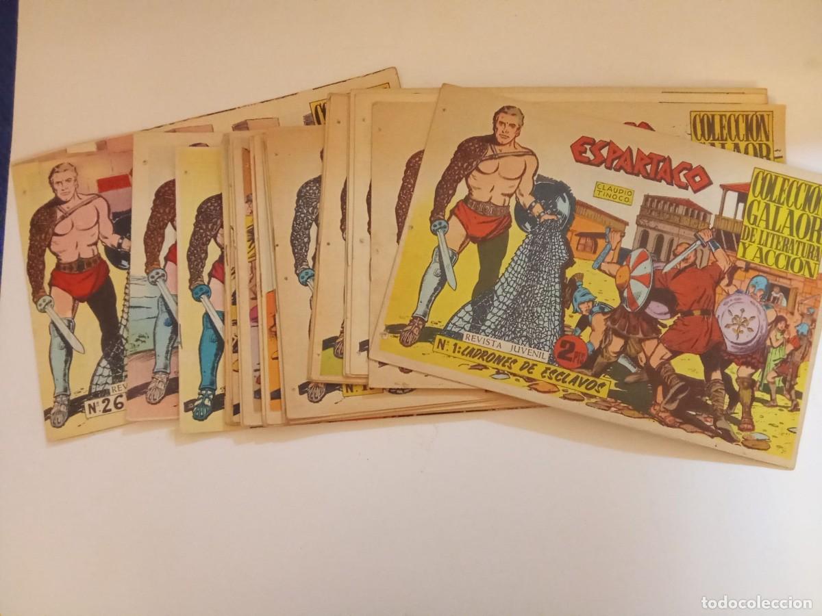 Tebeos: Colecci&oacute;n completa Espartaco, ediciones Galaor 1964 - Foto 3