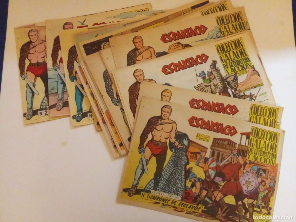 Tebeos: Colecci&oacute;n completa Espartaco, ediciones Galaor 1964 - Foto 4