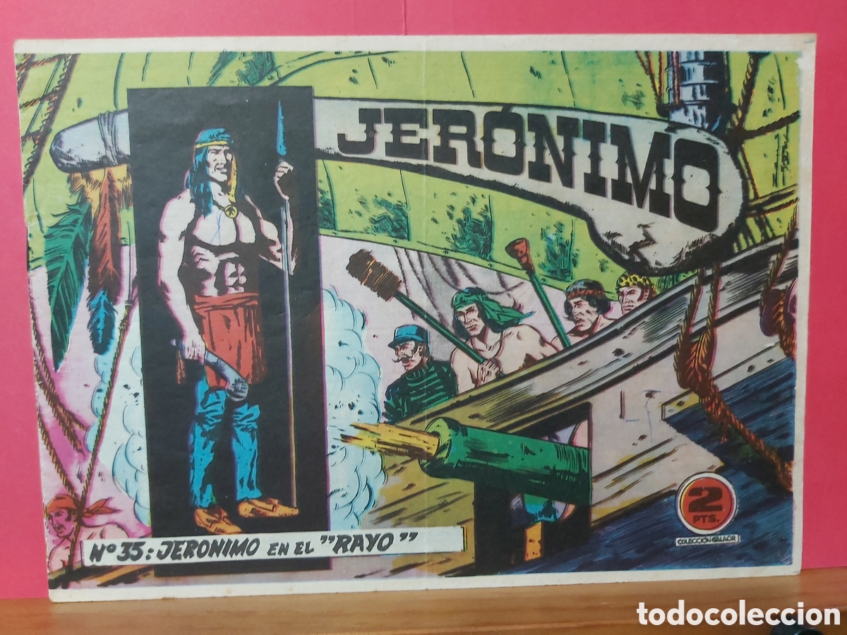 Tebeos: * JER&Oacute;NIMO. N&ordm; 35 * JERONIMO EN EL &rdquo;RAYO&rdquo; * EDICIONES GALAOR * &iexcl;&iexcl;ORIGINAL!!. - Foto 1