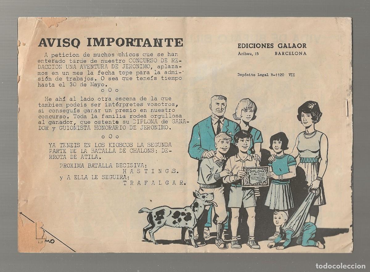 Tebeos: JER&Oacute;NIMO N&ordm; 52 - GALAOR 1964 - ORIGINAL. - Foto 2