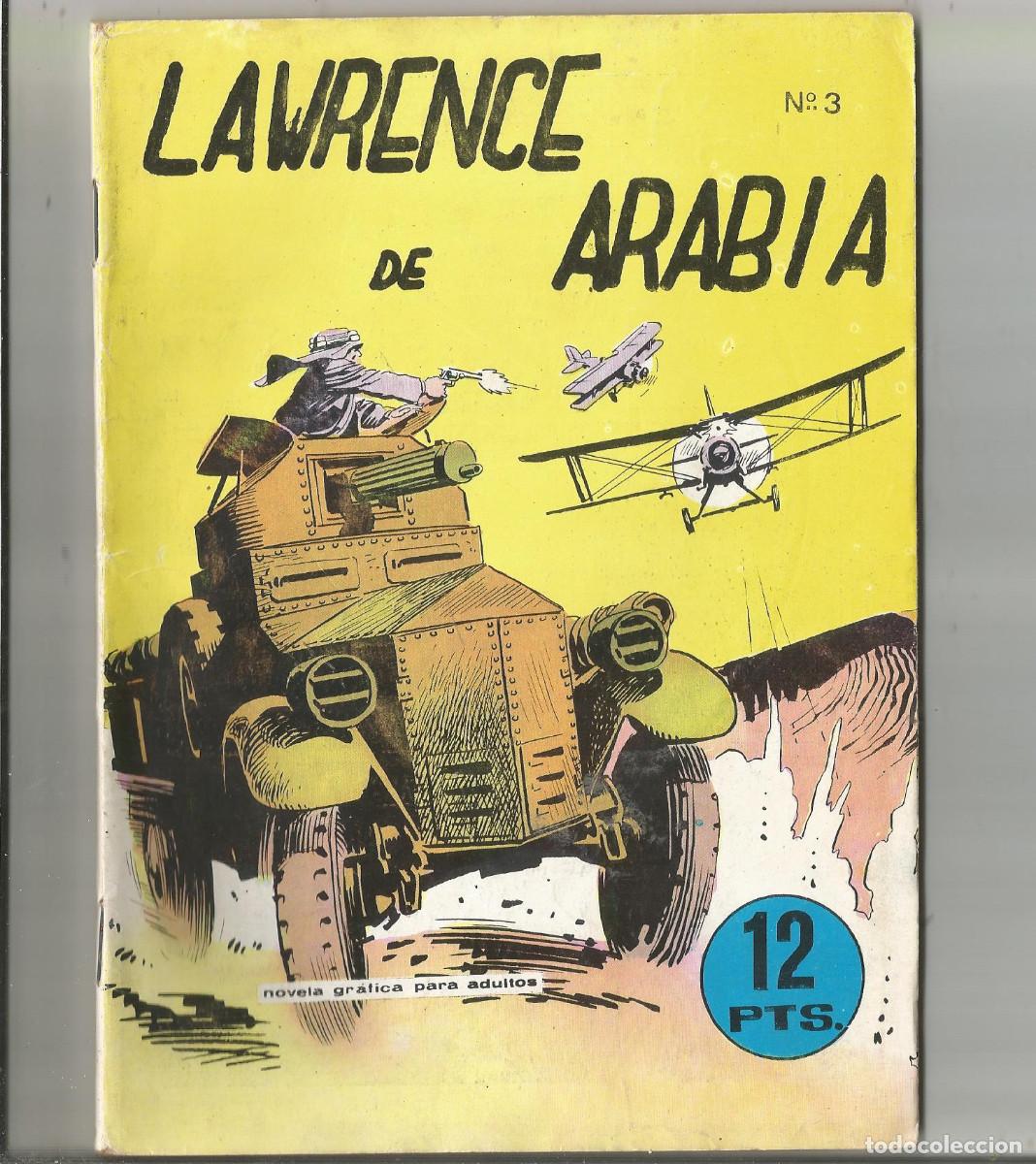 Tebeos: LAWRENCE DE ARABIA EDICIONES GALAOR Completa 3 N&ordm;. - Foto 3