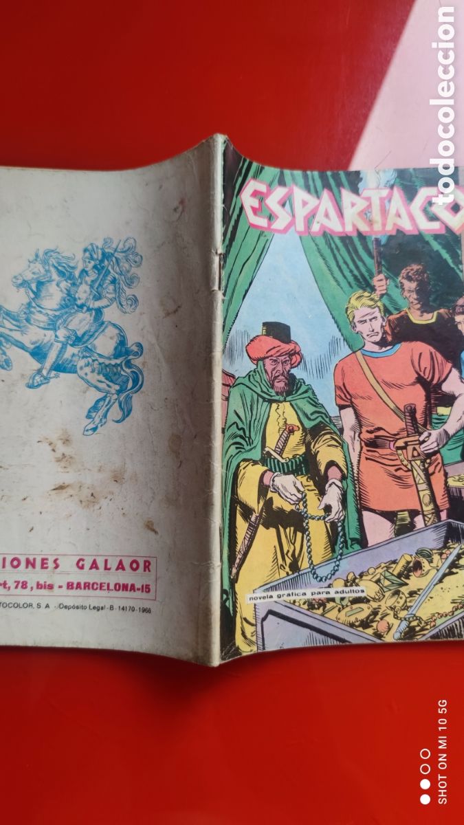 Tebeos: &rdquo;ESPARTACO&rdquo;,N&deg;5- EDITORIAL GALAOR - Foto 3