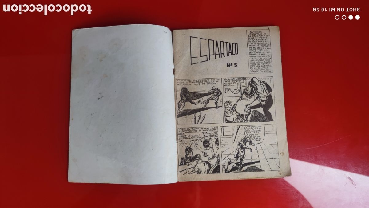 Tebeos: &rdquo;ESPARTACO&rdquo;,N&deg;5- EDITORIAL GALAOR - Foto 4