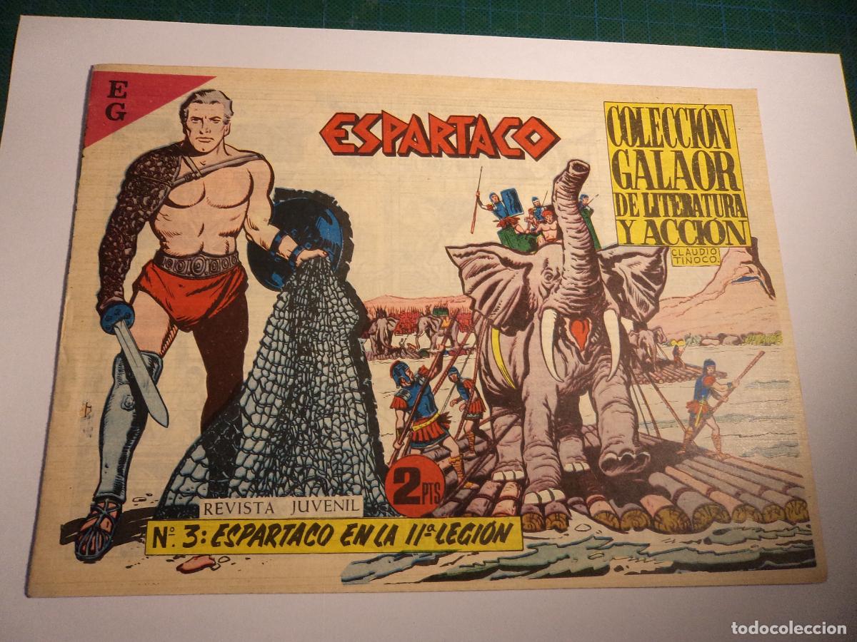 Tebeos: Espartaco. N&ordm; 3. galaor. Original. - Foto 1