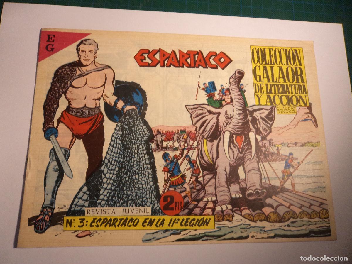 Tebeos: Espartaco. N&ordm; 3. galaor. Original. - Foto 1