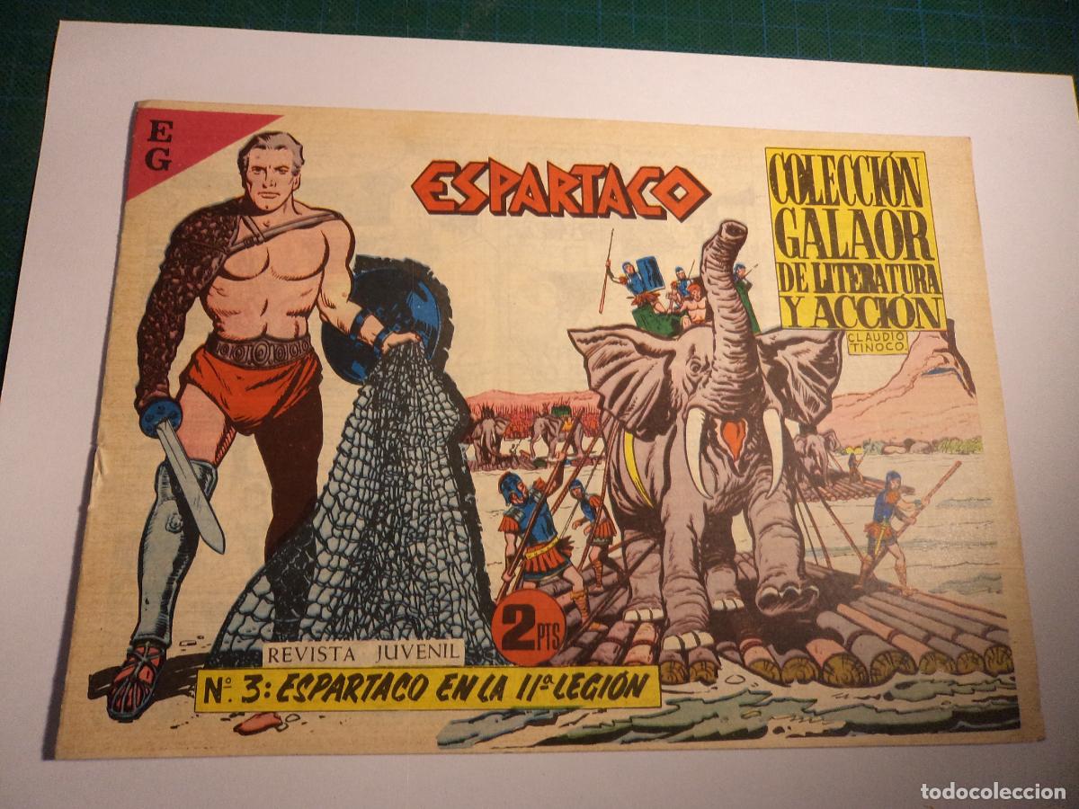 Tebeos: Espartaco. N&ordm; 3. galaor. Original. - Foto 1