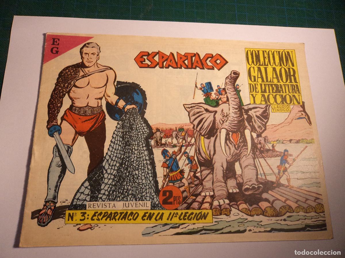 Tebeos: Espartaco. N&ordm; 3. galaor. Original. - Foto 1