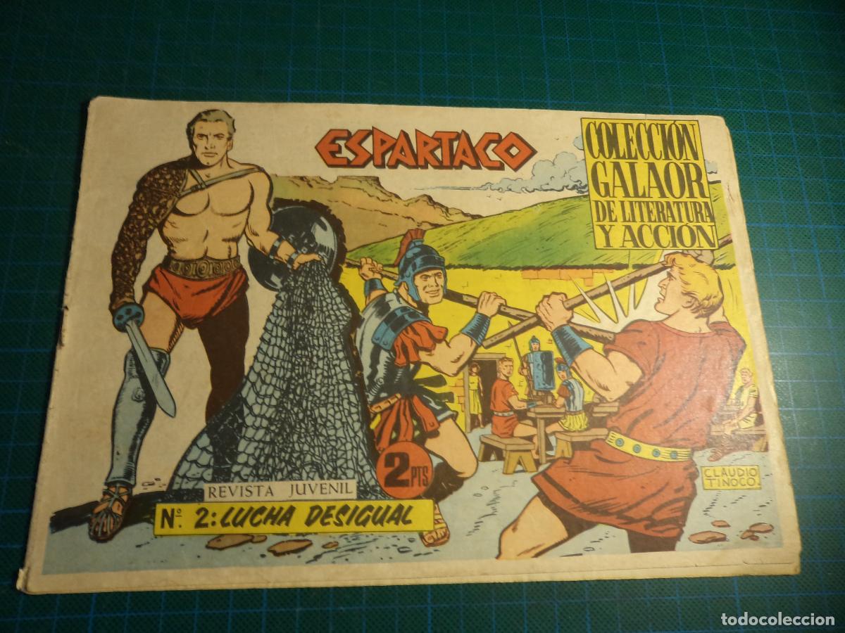 Tebeos: Espartaco. N&ordm; 2. Galaor. Castigado. - Foto 1