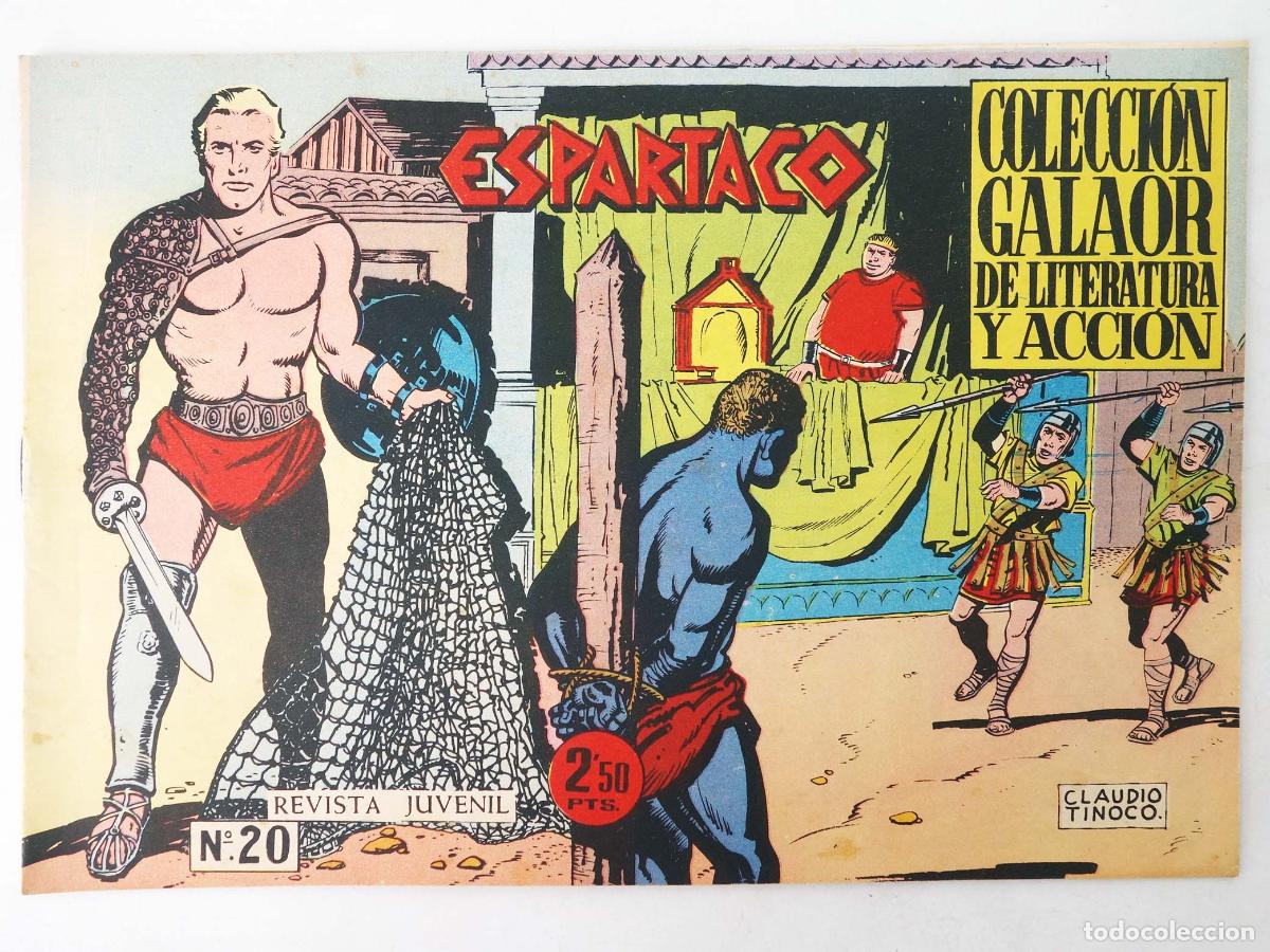 Tebeos: ESPARTACO ORIGINAL 20 (Claudio Tinoco) Comic MAM, 1965 - Foto 1