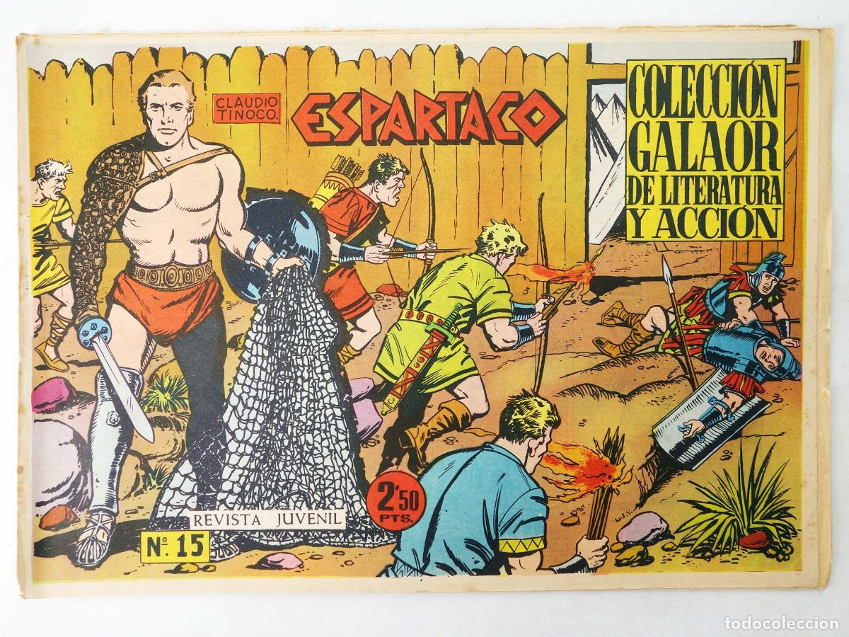 Tebeos: ESPARTACO ORIGINAL 15 (Claudio Tinoco) Comic MAM, 1965 - Foto 1