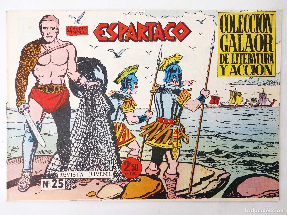 Tebeos: ESPARTACO ORIGINAL 25 (Claudio Tinoco) Comic MAM, 1965 - Foto 1