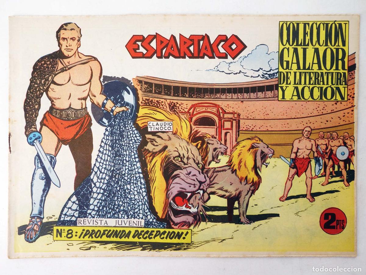 Tebeos: ESPARTACO ORIGINAL 8. PROFUNDA DECEPCION (Claudio Tinoco) Comic MAM, 1965 - Foto 1