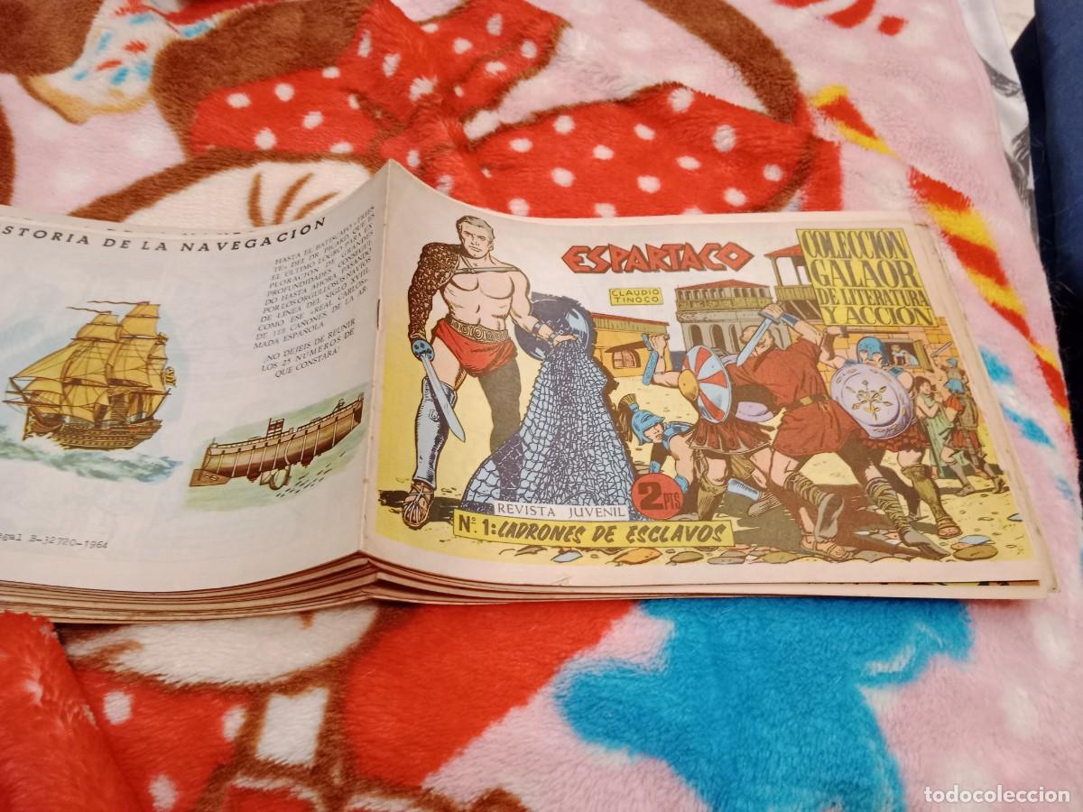 Comics: ESPARTACO 1 AL 26 COMPLETA - EDICIONES GALAOR 1964 - ORIGINAL BUEN ESTADO MIRAR FOTOS