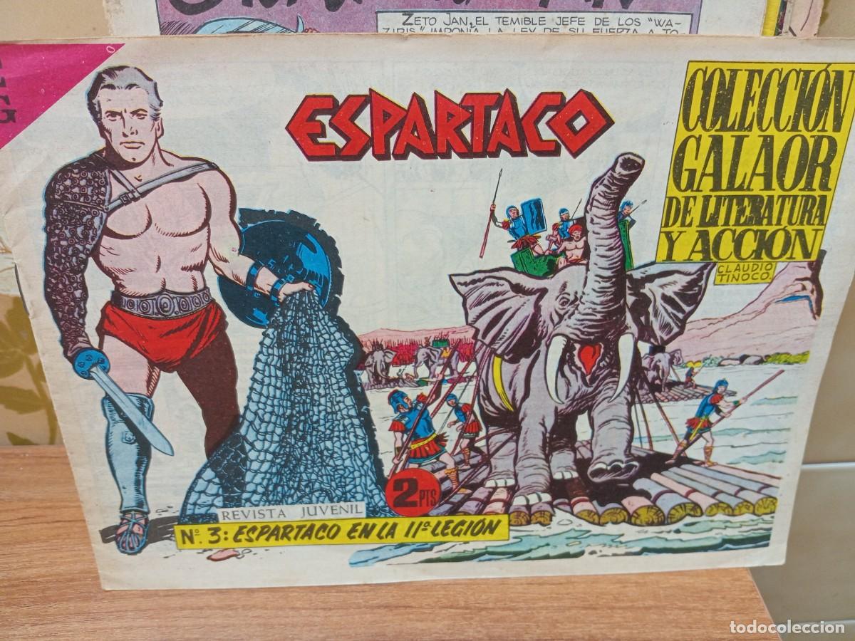 Tebeos: ESPARTACO - N&ordm; 3 - GALAOR - ORIGINAL
