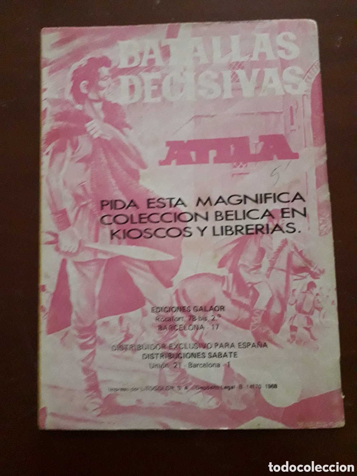 Tebeos: ESPARTACO N&Uacute;MERO 5. ED GALAOR - Foto 2