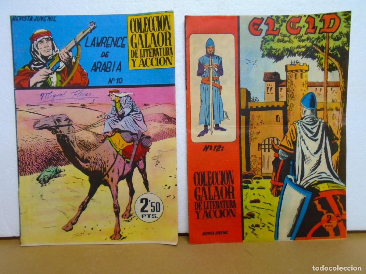 Livros de Banda Desenhada: COLECCION GALAOR DE LITERATURA Y ACCION.N&ordm; 10-12/EDIC.GALAOR 1965.