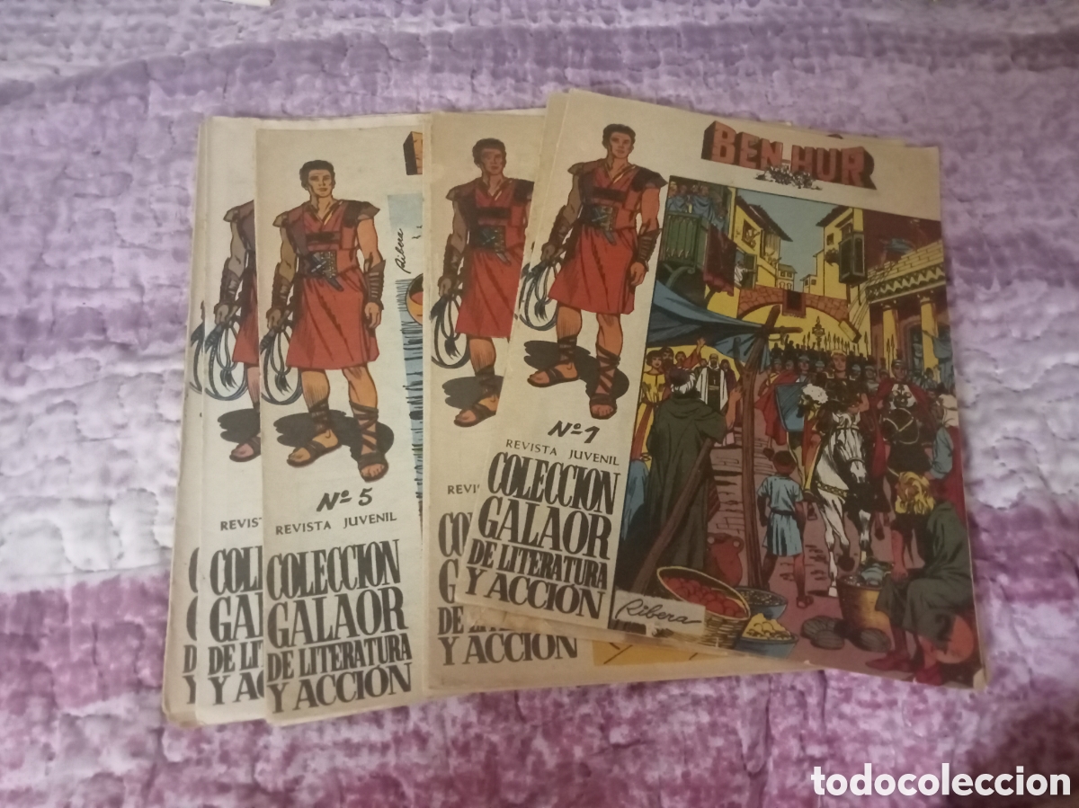 Tebeos: Ben Hur Galaor completo del 1 al 10. Correo certificado incluido para Espa&ntilde;a