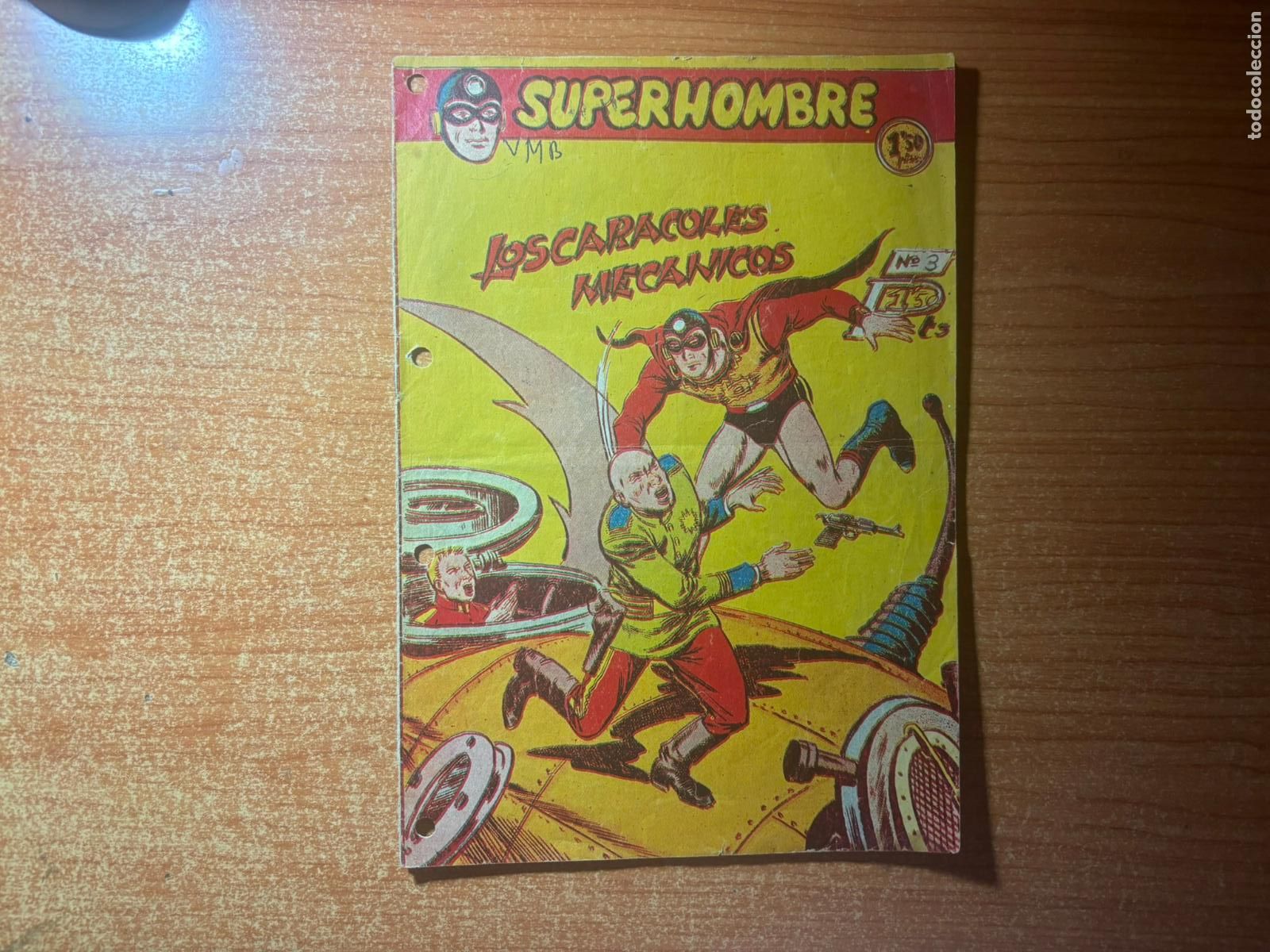Tebeos: SUPERHOMBRE SUPER HOMBRE N&ordm; 3 . EDITORIAL FERMA 1957 ORIGINAL