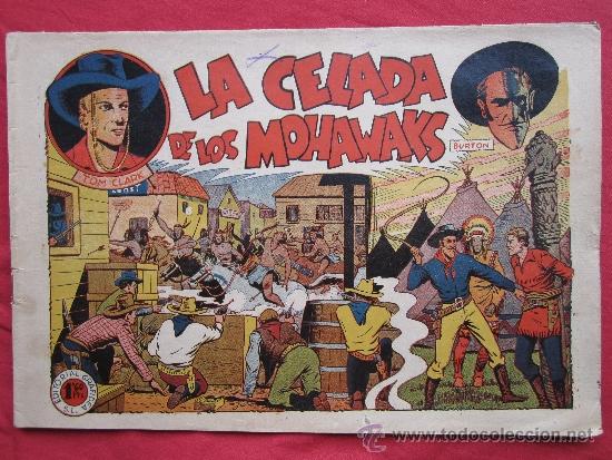 Tebeos: TOM CLARK , numero 13 , la celada de los mohawaks, 1944 editorial grafidea - Foto 1