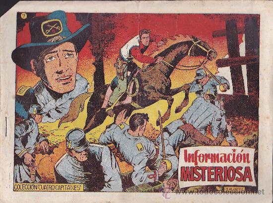 Tebeos: COMIC CUATRO CAPITANES N&ordm; 7 - Foto 1
