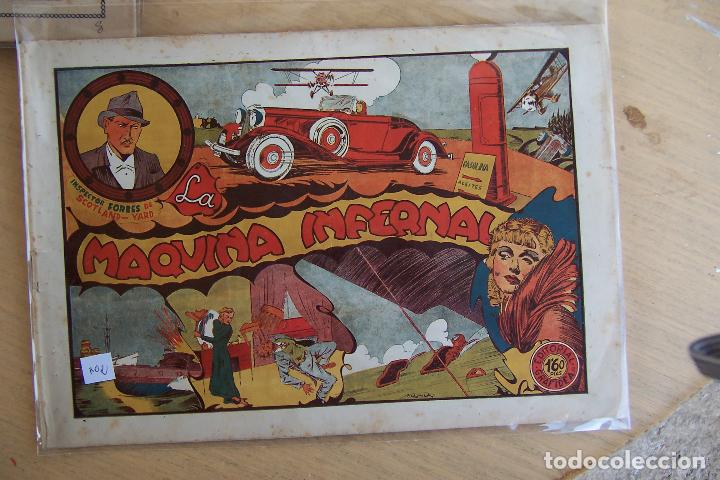 Tebeos: GRAFIDEA, INSPECTOR FORBES N&ordm; 2 LA M&Aacute;QUINA INFERNAL - Foto 1